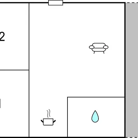 דירה 2 Bedroom Front In *